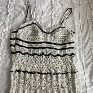Zara maxi crochet dress